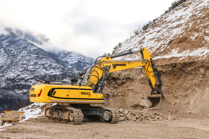Liebherr crawler excavator R 960 SME conquers the world market